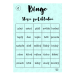 Bingo - slova protikladná - mint