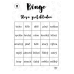 Bingo - slova protikladná - bílá