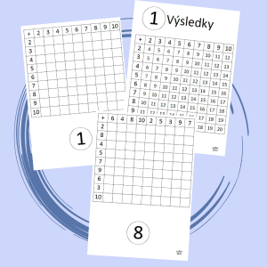 Matematická štafeta - sčítání do 20